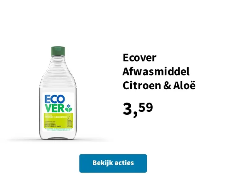 Aanbieding: Afwasmiddel Citroen & Aloë