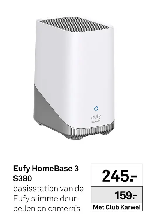 Aanbieding: Eufy HomeBase 3 S380