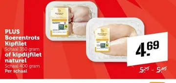 Aanbieding: Boerentrots Kipfilet of kipdijfilet naturel