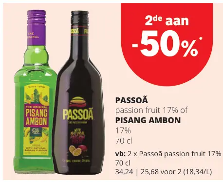 Promotie: PASSOÃ or PISANG AMBON
