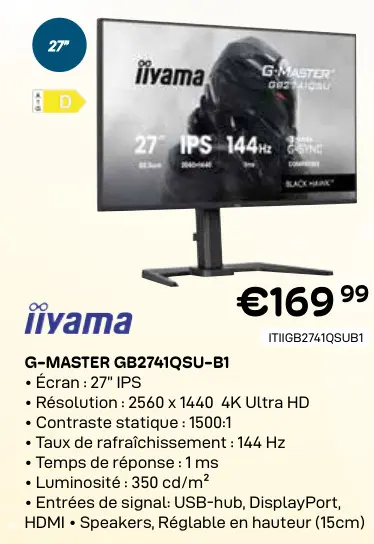 Offre: G-master gb2741qsu-b1