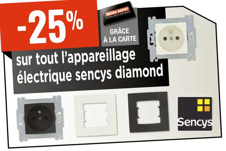 Offre: appareillage électrique sencys diamond