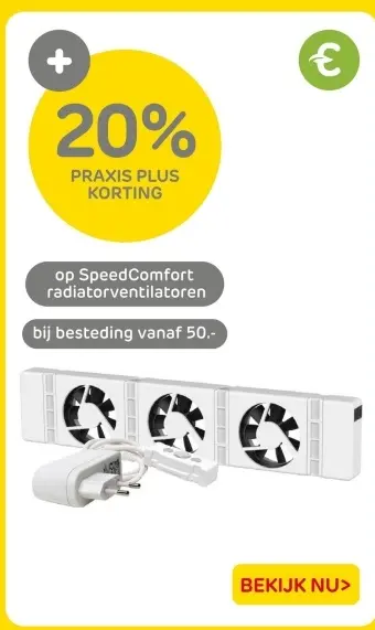 Aanbieding: SpeedComfort radiatorventilatoren