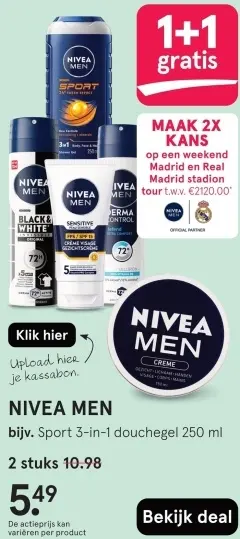 Aanbieding: NIVEA MEN 