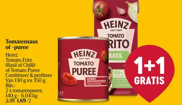 Aanbieding: Tomatensaus of -puree