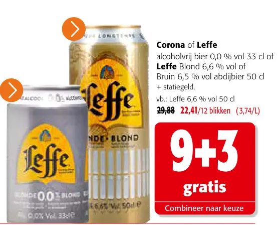 Promotie: Corona of Leffe