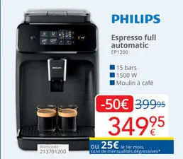 Offre: Espresso full automatic