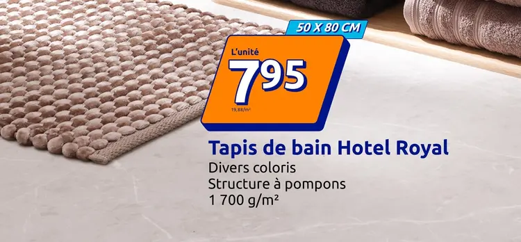 Offre: Tapis de bain Hotel Royal