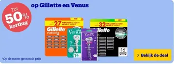 Aanbieding: Gillette en Venus