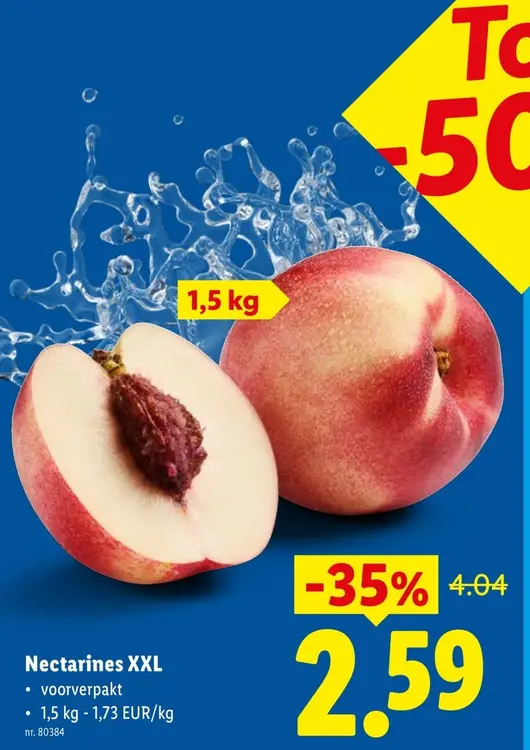 Promotie: Nectarines XXL
