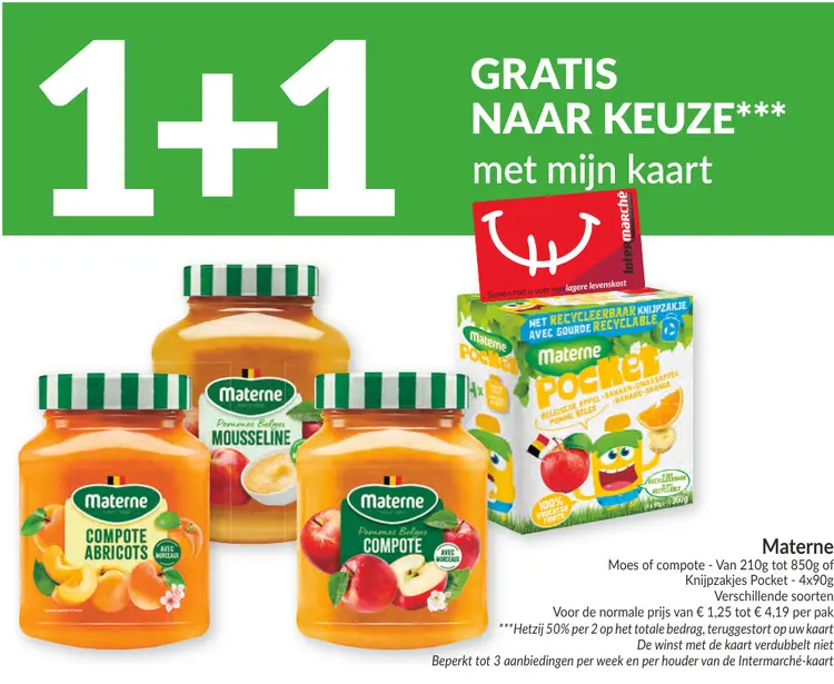 Promotie: Moes of compote of Knijpzakjes Pocket
