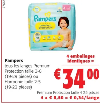 Offre: Pampers