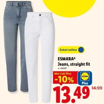 Promotie: Jeans, straight fit