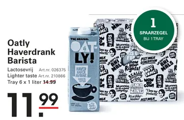 Aanbieding: Oatly Haverdrank Barista