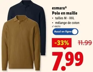 Offre: Polo en maille