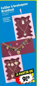Offre: Collier à breloques