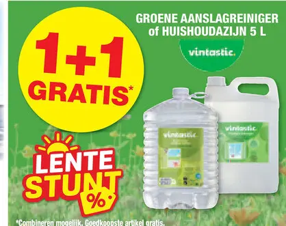 Promotie: Groene aanslagreiniger of huishoudazijn
