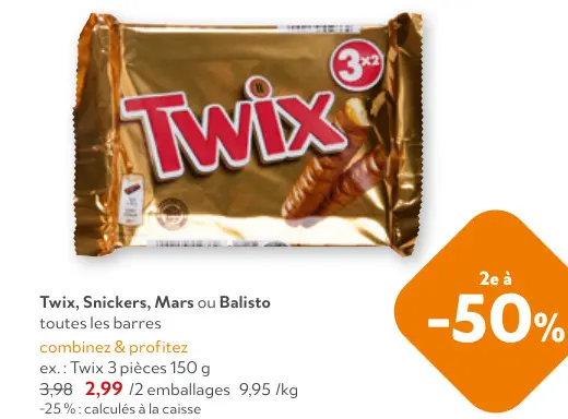 Offre: Toutes les barres