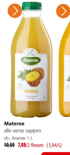Promotie: Ananas sap