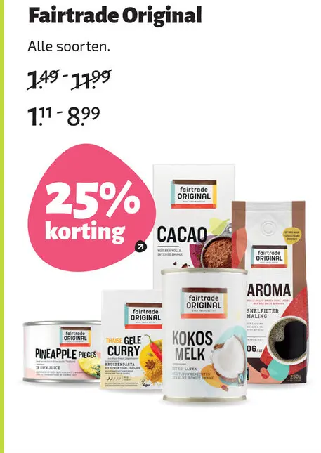 Aanbieding: Fairtrade Original