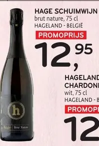 Promotie: Hage schuimwijn