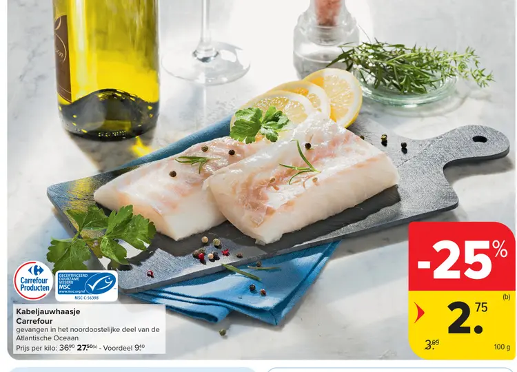 Promotie: Kabeljauwhaasje