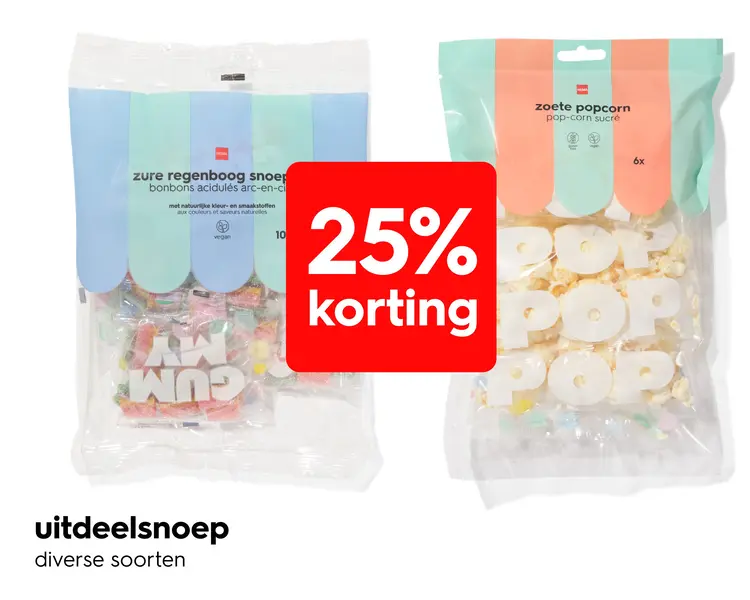 Aanbieding: Uitdeelsnoep