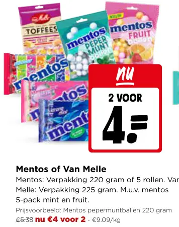 Promotie: Mentos of Van Melle