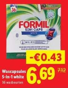 Aanbieding: Wascapsules 5-in-1 white