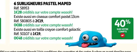 Offre: Surligneurs pastel