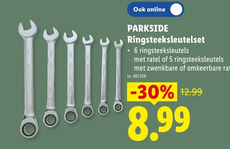 Promotie: Ringsteeksleutelset