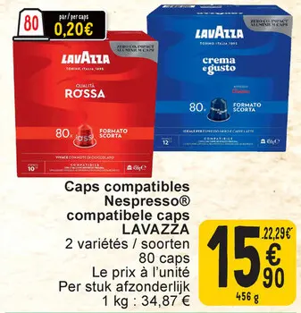 Offre: Caps compatibles Nespresso®
