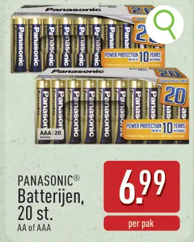 Aanbieding: PANASONIC® Batterijen