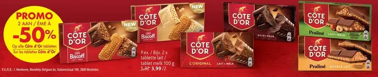 Offre: Côte d'Or tabletten