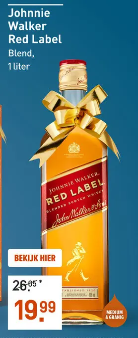 Aanbieding: Johnnie Walker Red Label 100CL