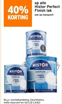 Aanbieding: Histor Perfect Finish lak