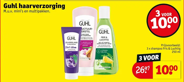 Promotie: Guhl haarverzorging