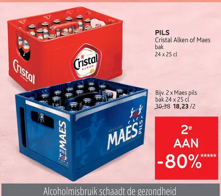 Promotie: PILS Cristal Alken of Maes