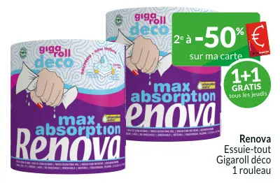 Offre: Essuie-tout Gigaroll déco