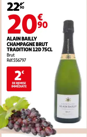 Offre: Champagne brut tradition 12d