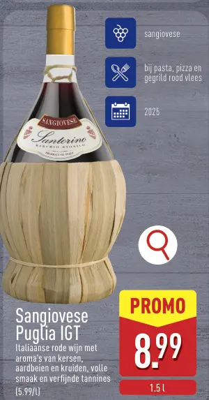 Promotie: Sangiovese Puglia IGT