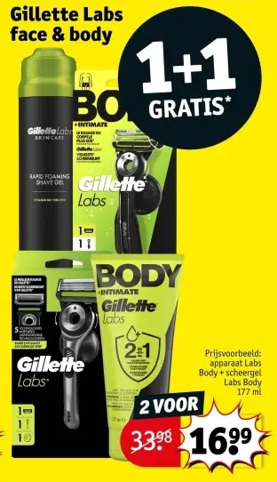 Promotie: Gillette Labs face & body