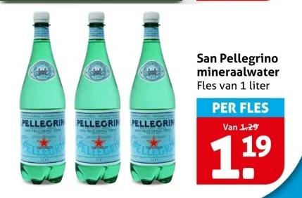 Aanbieding: San Pellegrino mineraalwater