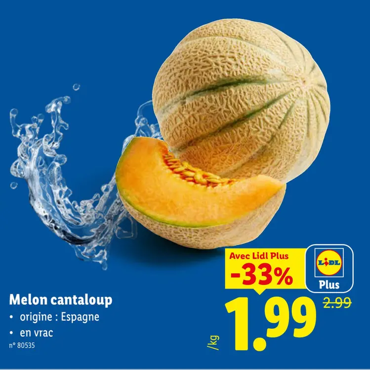 Offre: Melon cantaloup
