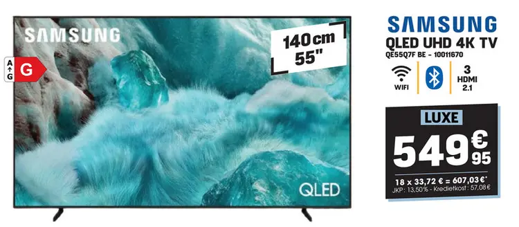 Aanbieding: Qled uhd 4k tv