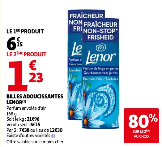 Promotie: Billes adoucissantes