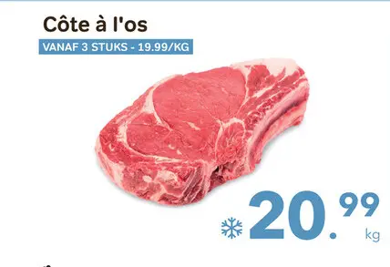 Promotie: Côte à l'os