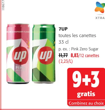 Offre: Toutes les canettes 7UP