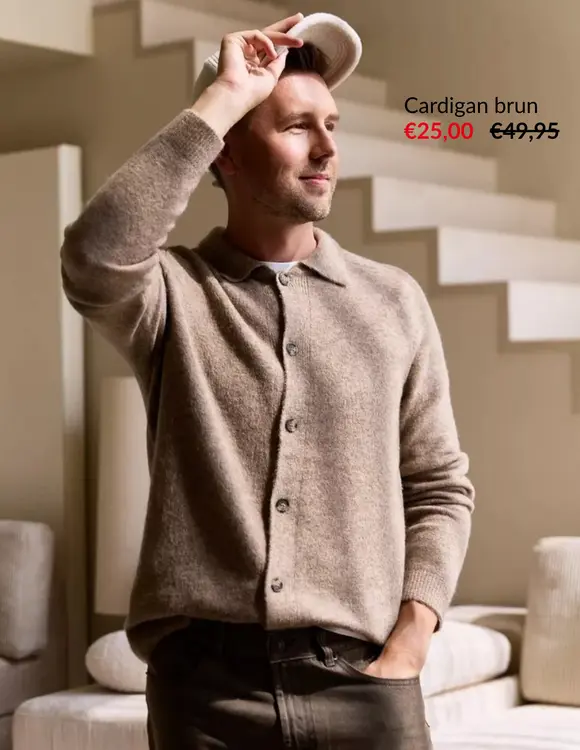 Offre: Cardigan brun