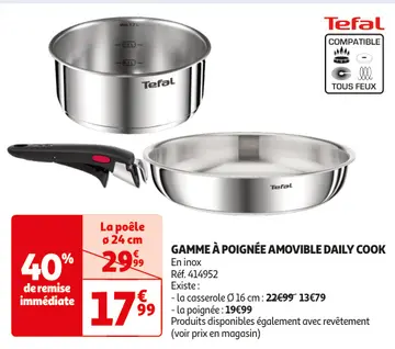 Aanbieding: GAMME À POIGNÉE AMOVIBLE DAILY COOK
